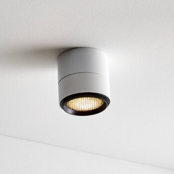 LOOM DESIGN Ray LED stropný spot Ø9,3cm 13W biely