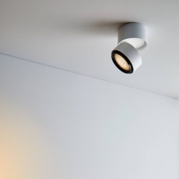 LOOM DESIGN Ray LED stropný spot Ø9,3cm 13W biely