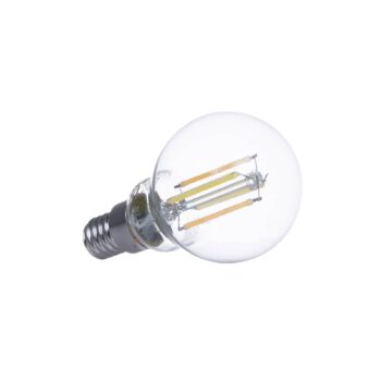 LUUMR Inteligentná LED kvapková lampa číra E14 4,2W Tuya WLAN CCT