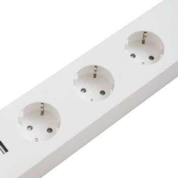 LUUMR Inteligentná zásuvková lišta Lykka, EU, USB, WiFi, Tuya