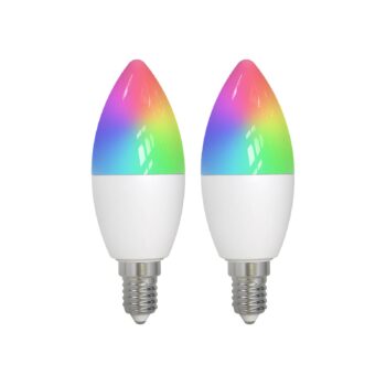 LUUMR Smart E14 4,9W CCT RGB ZigBee Tuya Hue 2ks
