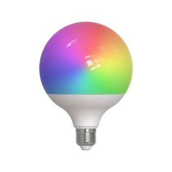 LUUMR Smart LED, 2, E27, G125, 9W, RGBW, CCT, matná, Tuya