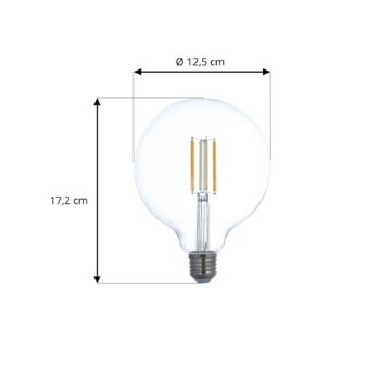LUUMR Smart LED E27 G125 7W ZigBee Tuya Philips Hue sada 3