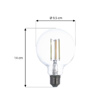 LUUMR Smart LED E27 G95 7W ZigBee Tuya Philips Hue sada 2