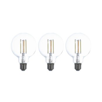 LUUMR Smart LED E27 G95 7W ZigBee Tuya Philips Hue sada 3