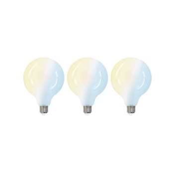 LUUMR Smart LED žiarovka 3ks E27 G125 7W CCT matná Tuya