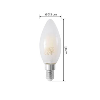 LUUMR Smart LED žiarovka E14 4,2 W matná CCT Tuya WLAN