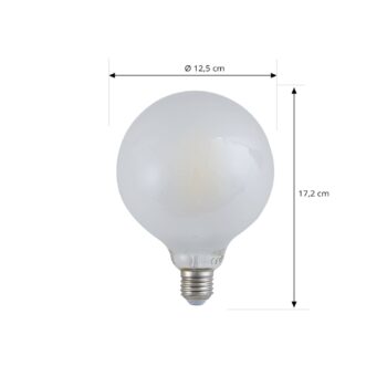 LUUMR Smart LED žiarovka matná E27 G125 7W Tuya WLAN CCT