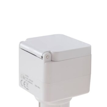 LUUMR Smart Plug Lykka, EU, WiFi, Tuya, vnútorná, vonkajšia, biela