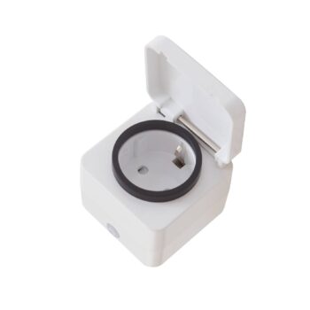 LUUMR Smart Plug Lykka, EU, WiFi, Tuya, vnútorná, vonkajšia, biela