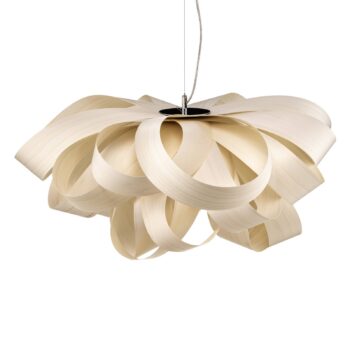 LZF Agatha Small závesná lampa, 78x76cm, slonovina