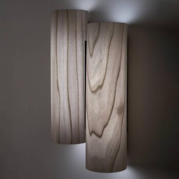 LZF Black Note Duplet nástenné svetlo čierna/sivá