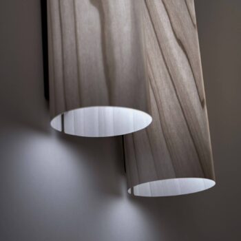 LZF Black Note Duplet nástenné svetlo čierna/sivá