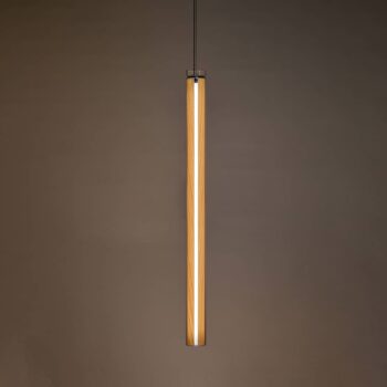 LZF Estela SV LED svietidlo, 90 cm, prírodný buk