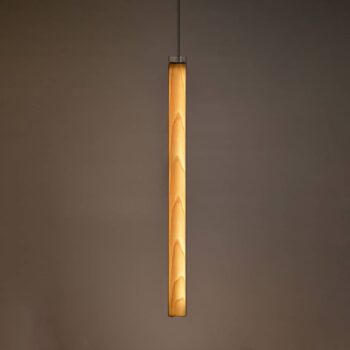 LZF Estela SV LED svietidlo, 90 cm, prírodný buk