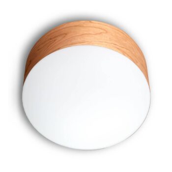 LZF Gea stropné svietidlo 0-10V stmievanie, Ø 20cm, čerešňa