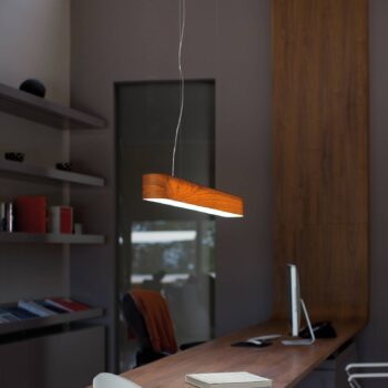 LZF I-Club Slim LED svietidlo 120 cm čerešňa