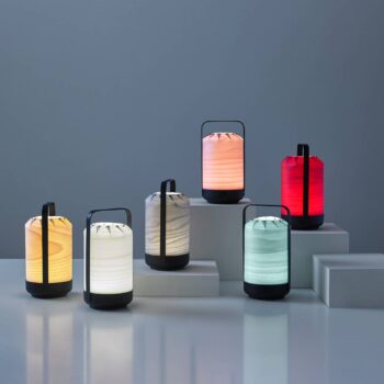 LZF Mini Chou stolná LED lampa batéria, modrá
