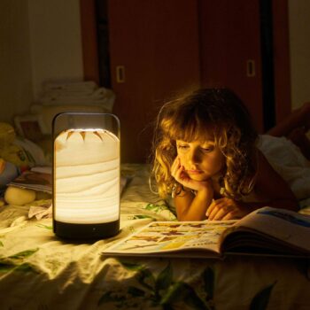 LZF Mini Chou stolná LED lampa batéria, slonovina