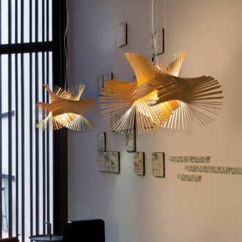 LZF Minimikado závesná lampa, čerešňa