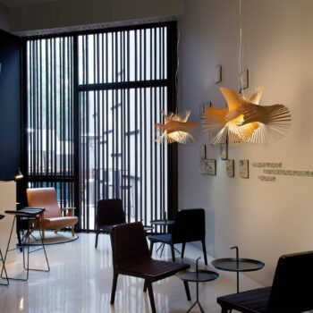 LZF Minimikado závesná lampa, čerešňa