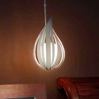 LZF Raindrop mini závesná lampa, slonovina