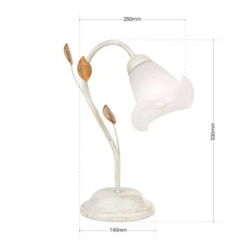 Lampa Sisi florentský štýl, slonovinovo-zlatá