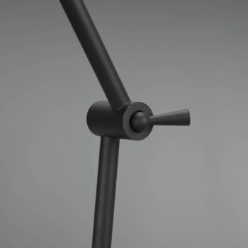 Lampa na písací stôl Enzo, 1-plameňová, čierna