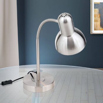 Lampa na písací stôl Nemo, flexibilná, matný nikel
