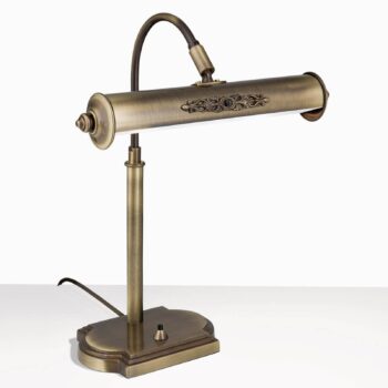 Lampa na písací stôl Picture starožitná mosadz