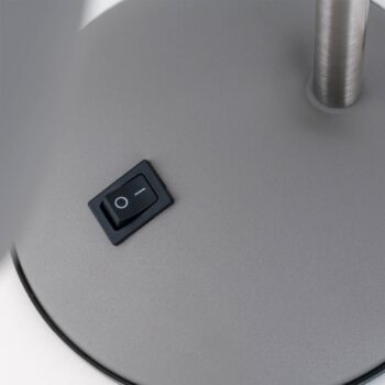 Lampa na písací stôl School, sivá