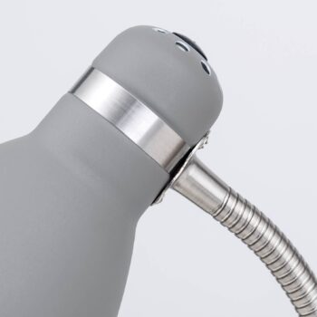 Lampa na písací stôl School, sivá