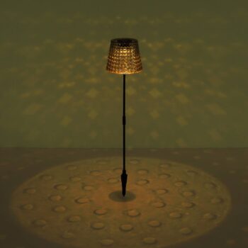 Lampa s hrotom do zeme 36635-2S 2 ks čierna/dymová