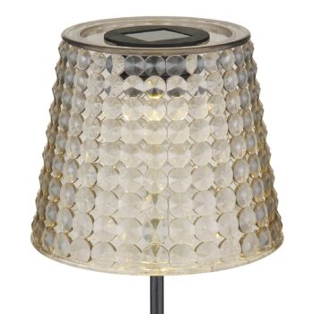 Lampa s hrotom do zeme 36635-2S 2 ks čierna/dymová