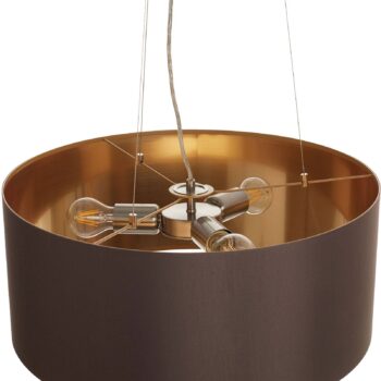 Látkové závesné svietidlo Maserlo, cappucino, 53cm