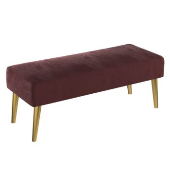 Lavica Velvet, Bordeaux, 100 x 40 x 40 cm, Velvet, 704-26