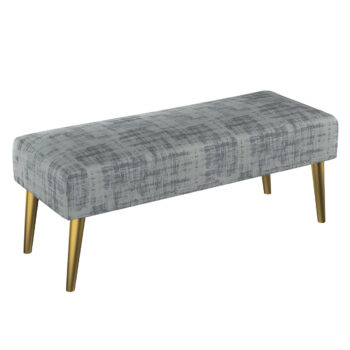 Lavica Velvet, Gråmeleret, 100 x 40 x 40 cm, Velvet, 704-32