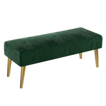 Lavica Velvet, Grøn, 100 x 40 x 40 cm, Velvet, 704-13
