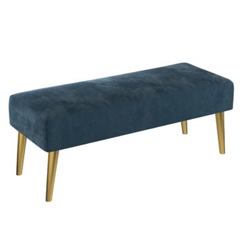 Lavica Velvet, Petroliumsblå, 100 x 40 x 40 cm, Velvet, 704-16