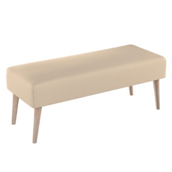Lavica natural, béžová, 100 x 40 x 40 cm, Living, 106-17