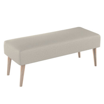 Lavica natural, béžová melanž, 100 x 40 x 40 cm, Amsterdam, 704-54