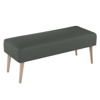 Lavica natural, ciemny szary, 100 x 40 x 40 cm, Teddy, 702-83