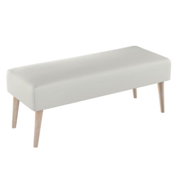 Lavica natural, šedá, 100 x 40 x 40 cm, Living 2, 162-37