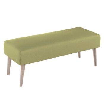 Lavica natural, svetlozelená, 100 x 40 x 40 cm, Living Velvet, 704-56