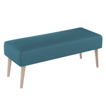 Lavica natural, tmavomodrá, 100 x 40 x 40 cm, Living 2, 162-38