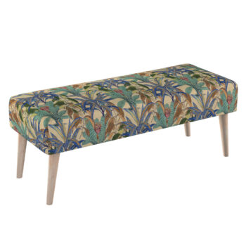 Lavica natural, zeleno-modrá, 100 x 40 x 40 cm, Intenso Premium, 144-29