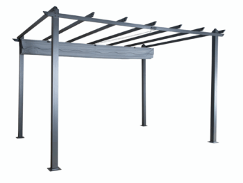 Lazio pergola antracit 4x2,5 m