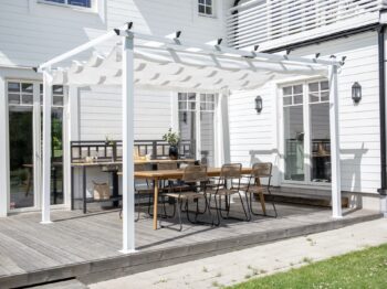 Lazio pergola biela 4x3 m