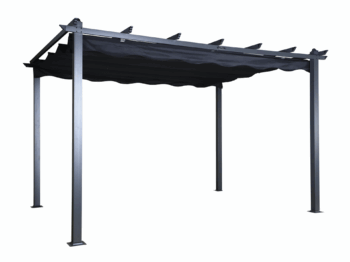 Lazio pergola čierna 4x3 m