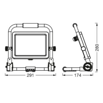 Ledvance LED-Worklight Value R-Stand reflektor 50W
